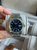 Rolex date just  bleu face (clean factory)