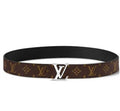 Louis Vuitton | Lv belt brown | Size 90 | Front View | yiodesigner.co.uk