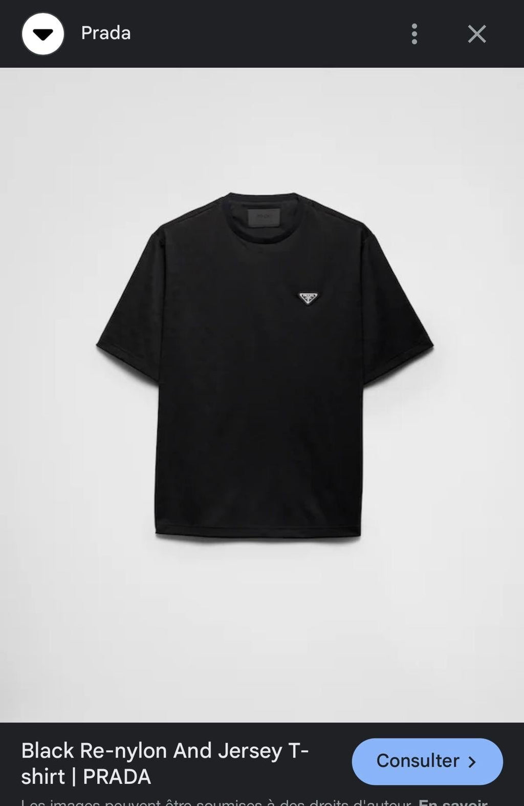 Hermes | prada t-shirt | Back View | yiodesigner.co.uk