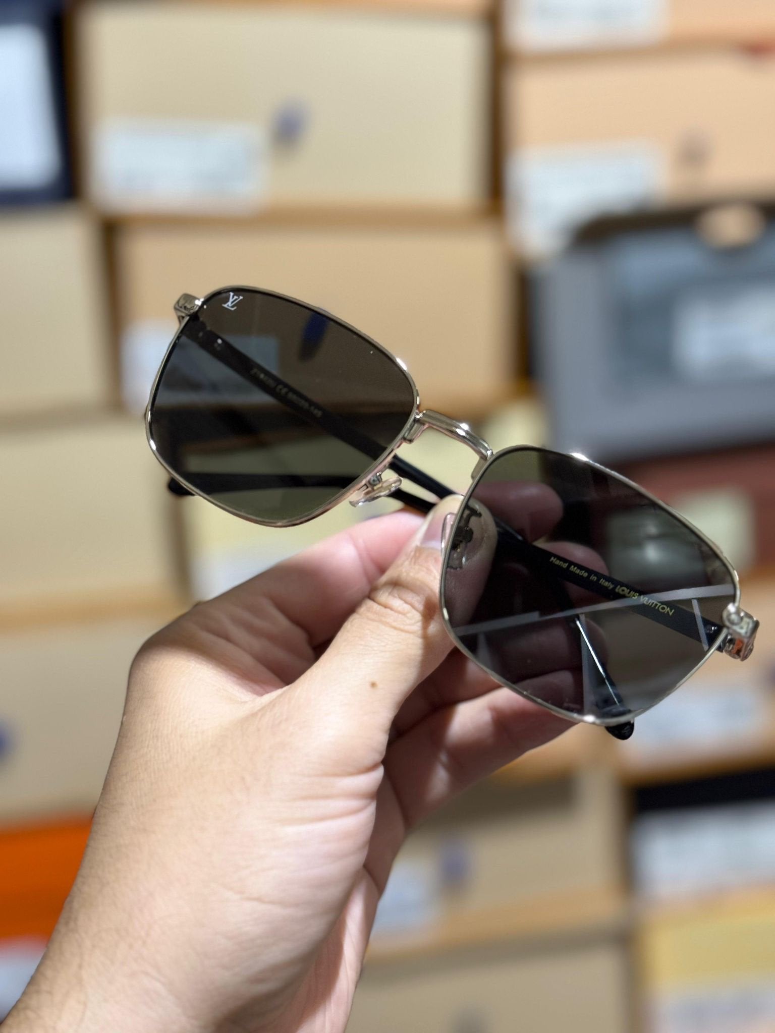 Louis Vuitton | Lv sunglasses | Back View | yiodesigner.co.uk