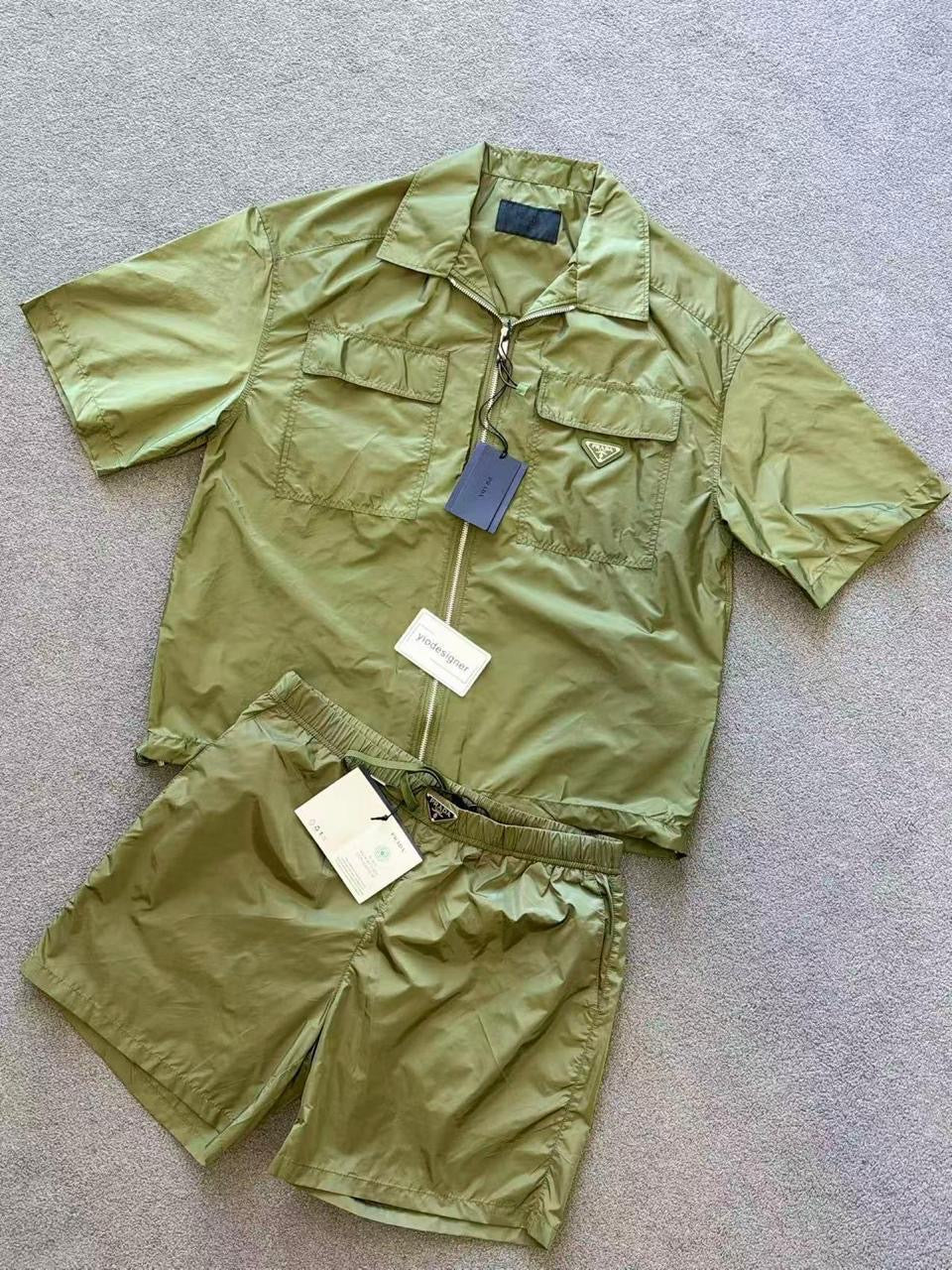 Prada set green