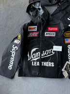 SUPREME X VANSON LEATHERS GORE-TEX SHELL JACKET BLACK
