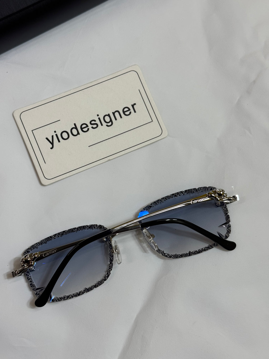 Cartier sunglasses diamond cut