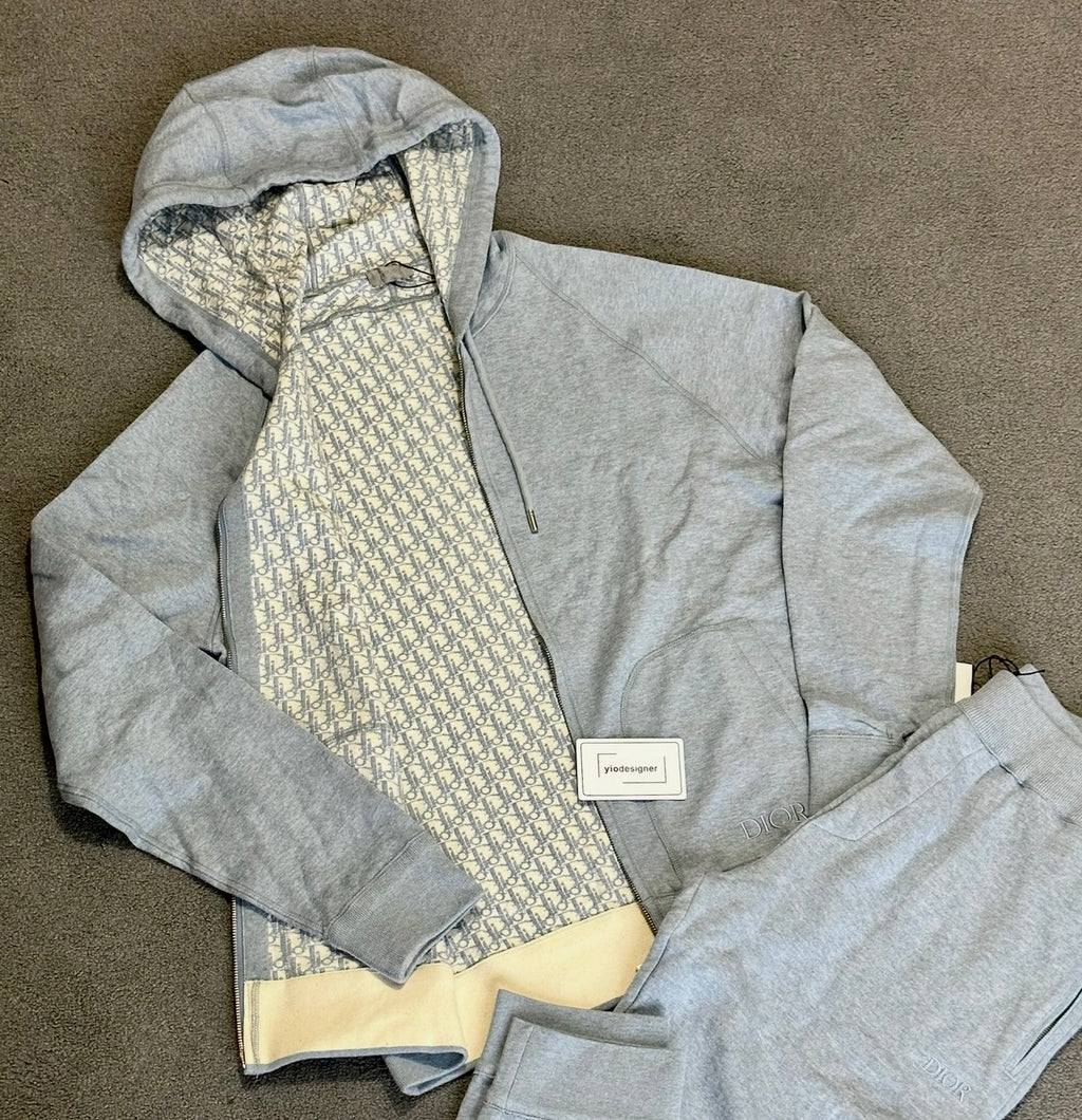 Dior oblique zip hoodie