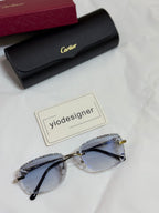 Cartier sunglasses diamond cut