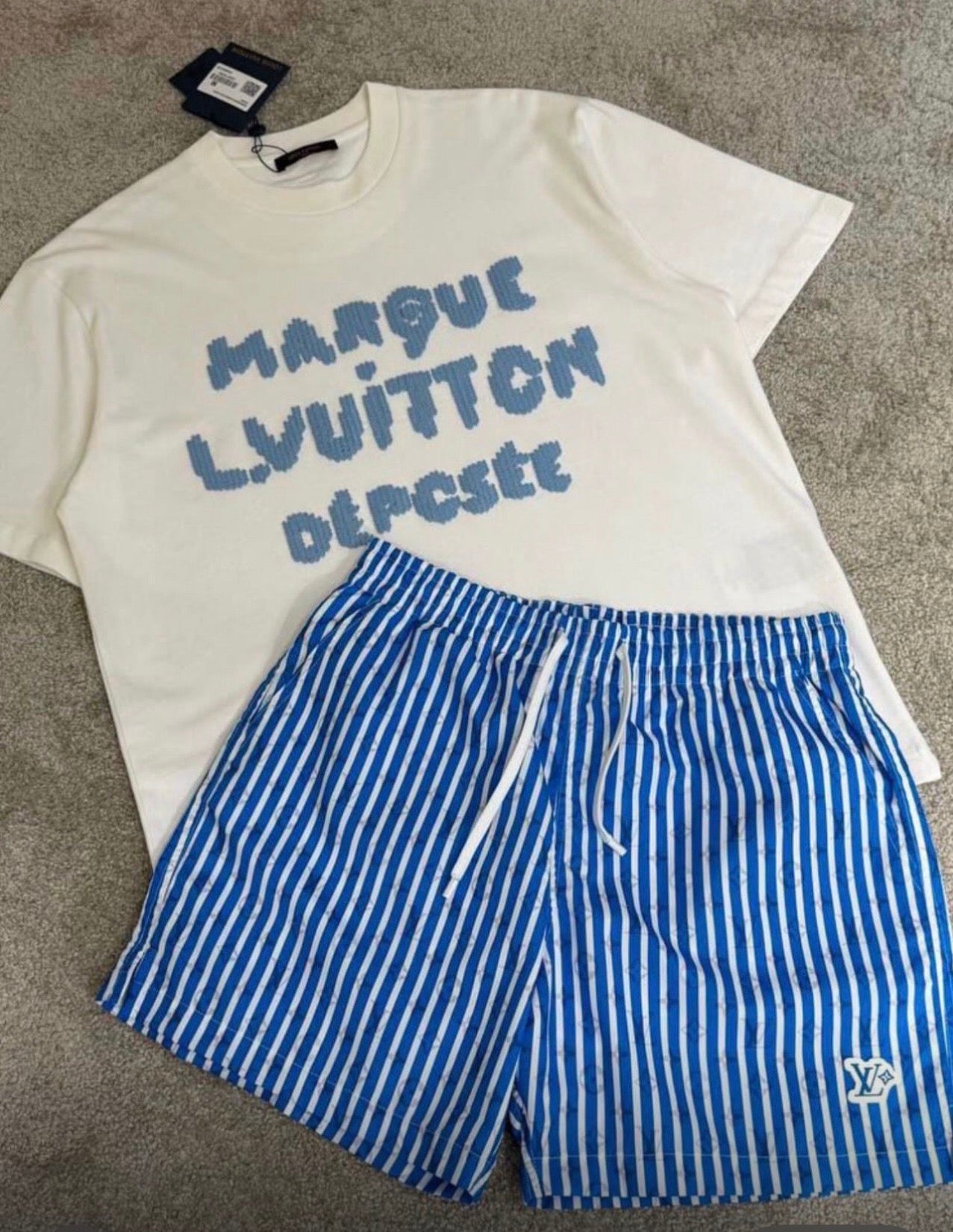 Lv set (t-shirt and short)