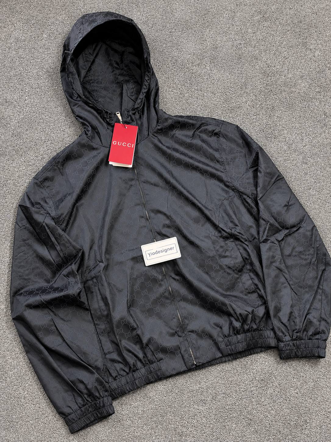 GG pattern nylon Windbreaker