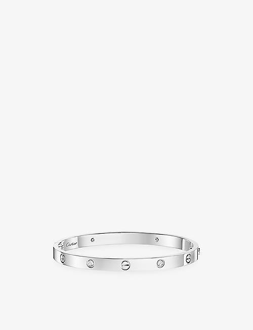 Cartier bracelet white gold