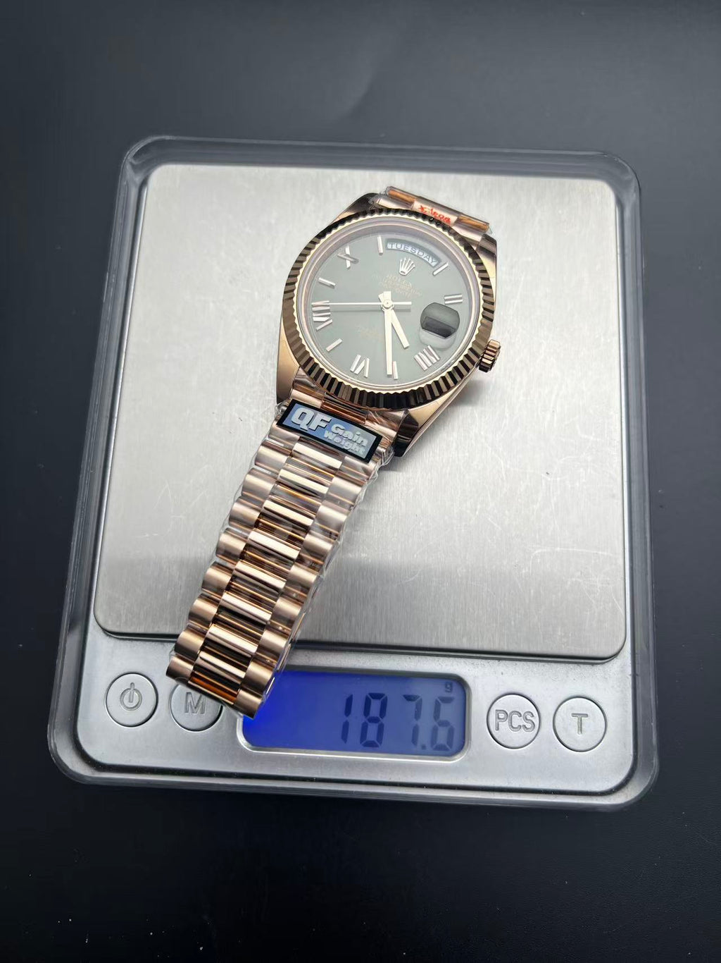 Rolex day date top (qf factory ) olive