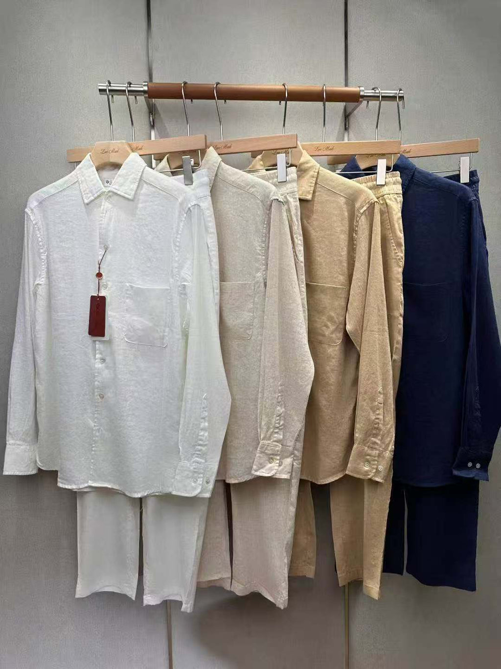 Loropina  linen set   Bleu