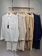 Loropina  linen set   Bleu