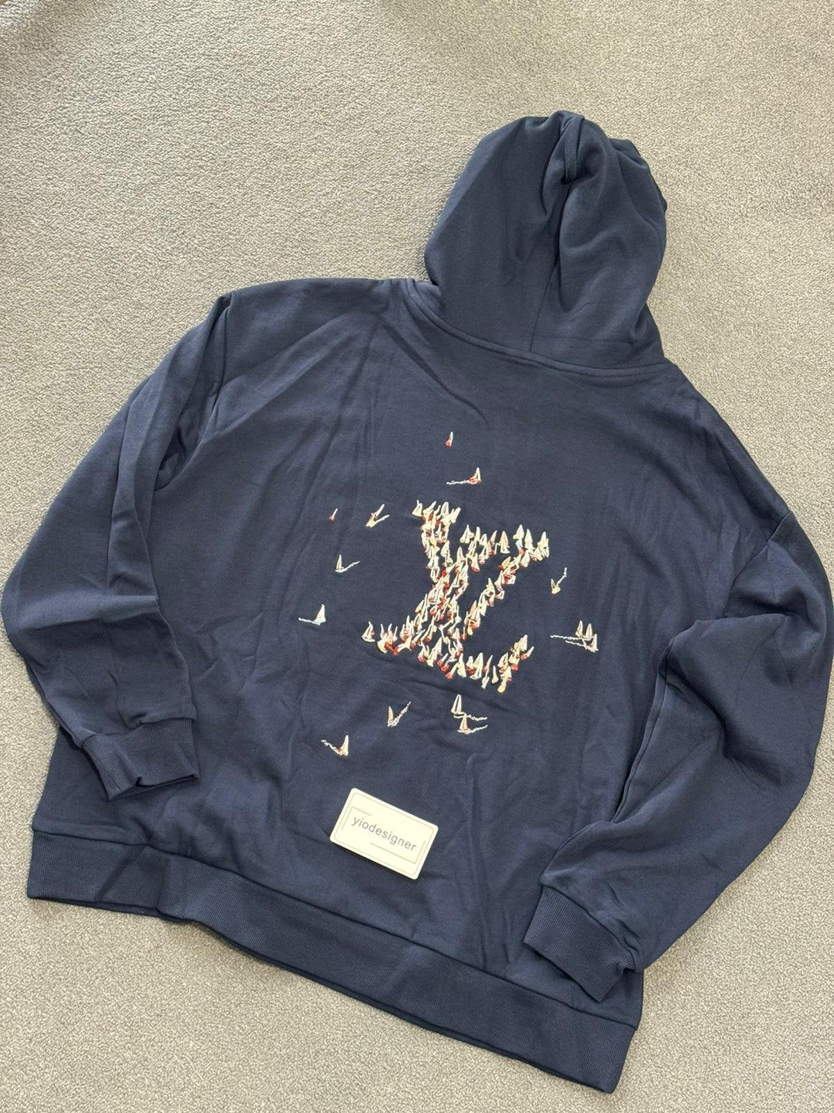 Louis Vuitton | Lv hoody | Side View | yiodesigner.co.uk