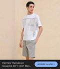 Hermes | hermes t-shirt | Size XXL | Back View | yiodesigner.co.uk