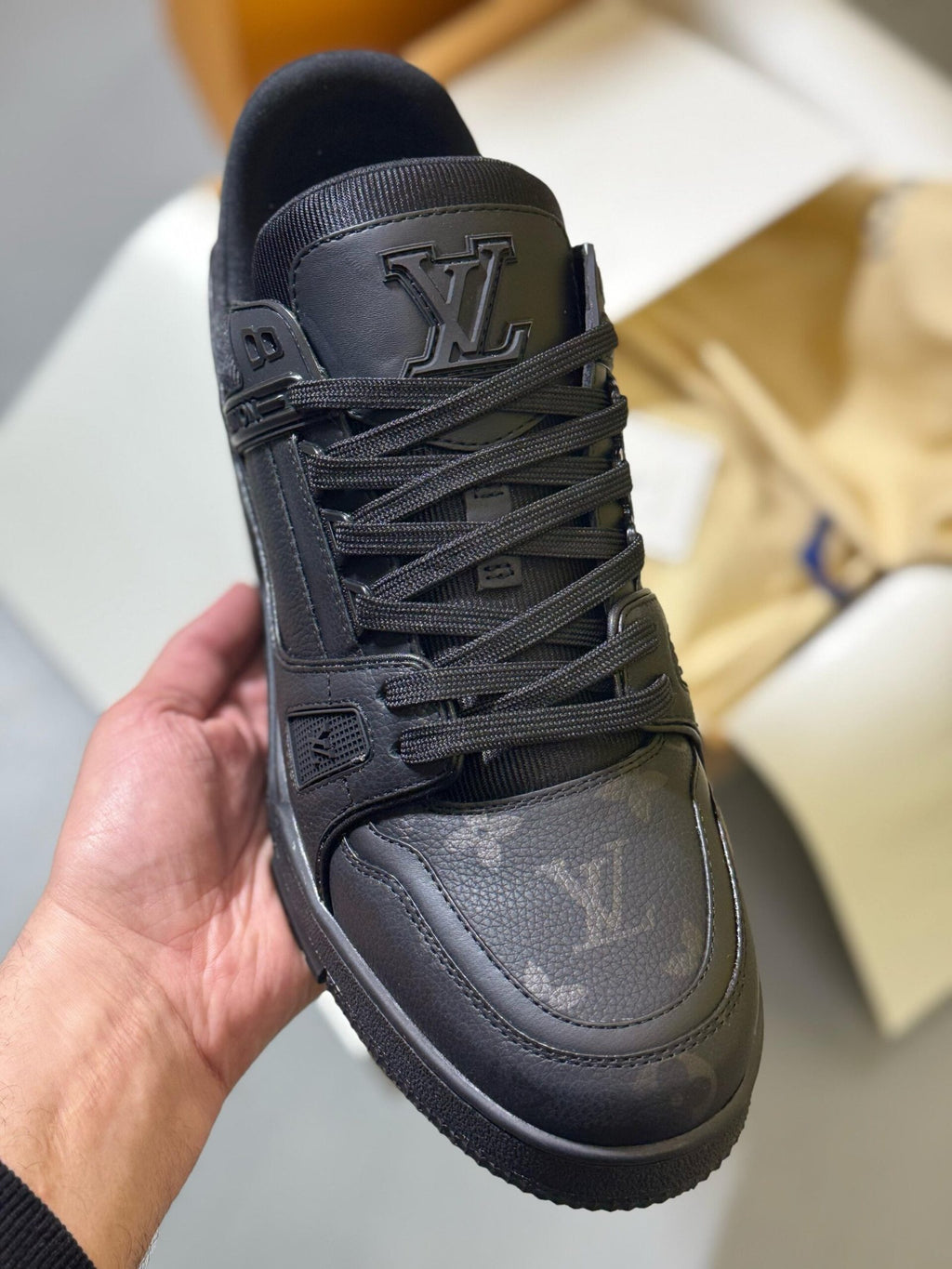 Louis Vuitton | Lv sneaker | Lifestyle Shot | yiodesigner.co.uk