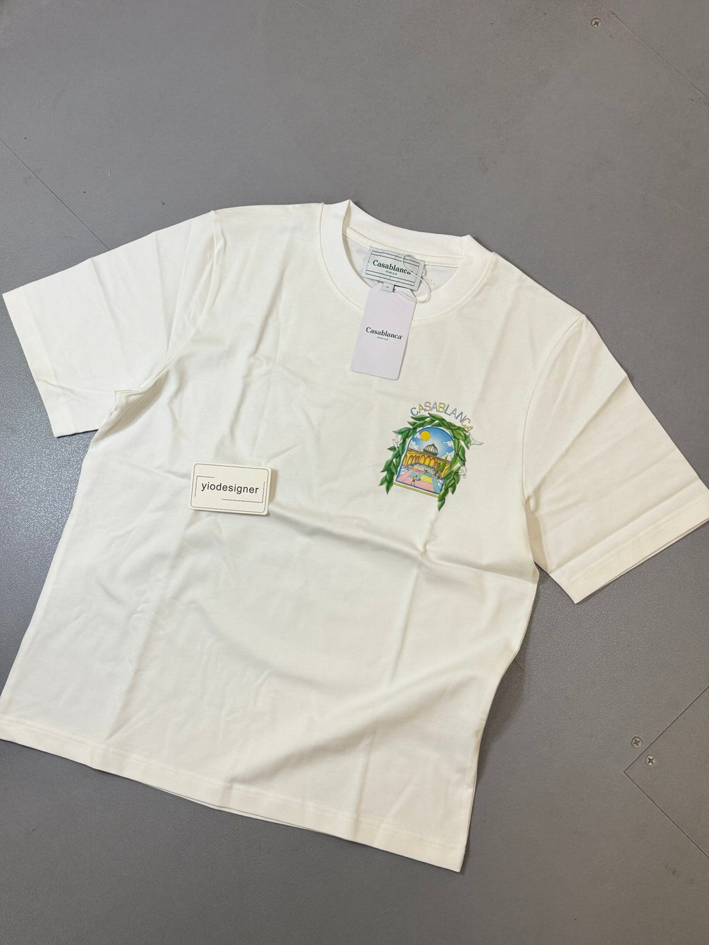 Casablanca | Casablanca T-shirt | Size L | Side View | yiodesigner.co.uk
