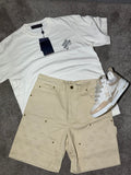 Louis Vuitton | Lv set ( t-shirt and short) | Size S | Front View | yiodesigner.co.uk