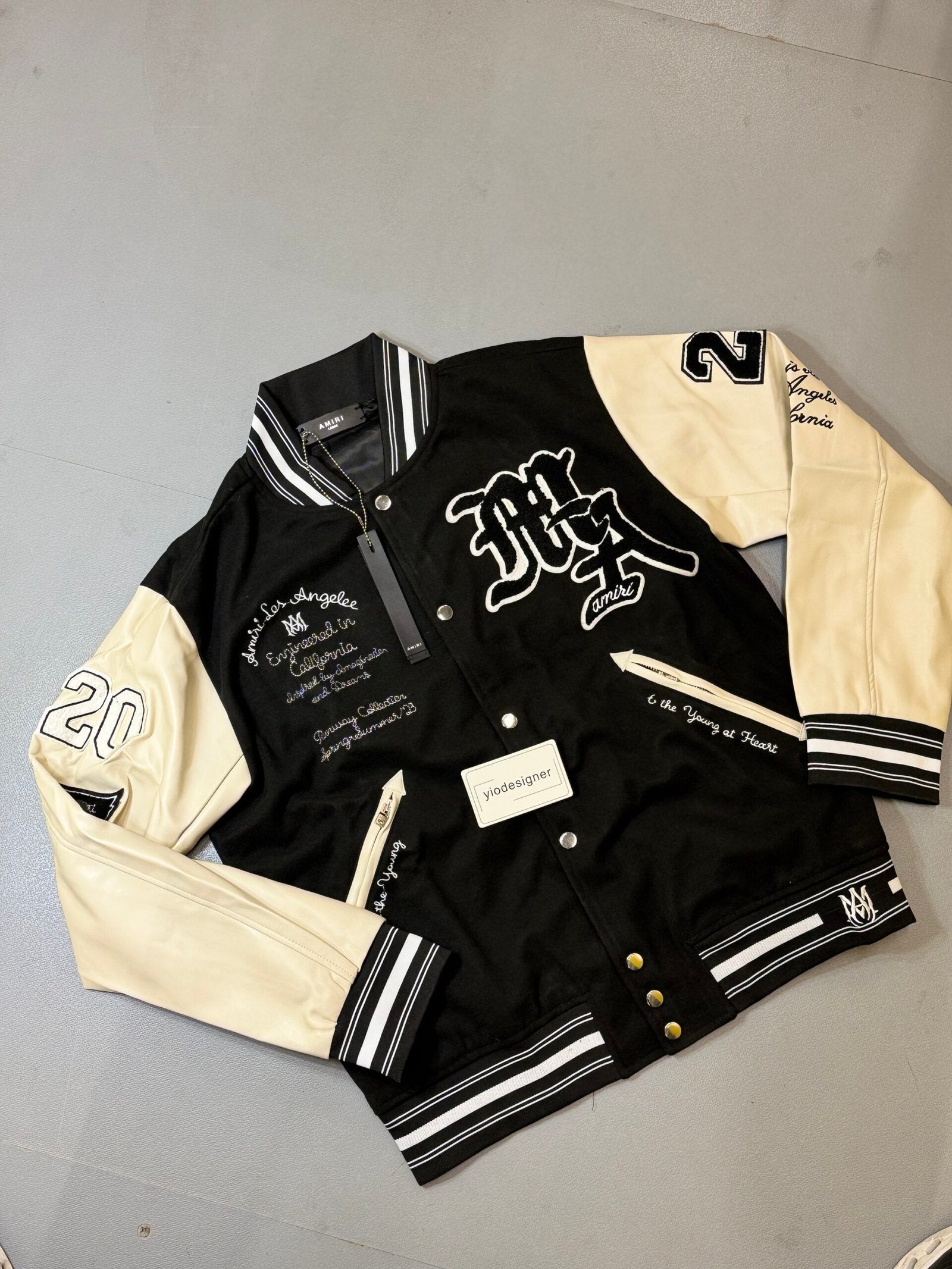 Amiri | Amiri varsity jacket | Size M | Front View | yiodesigner.co.uk