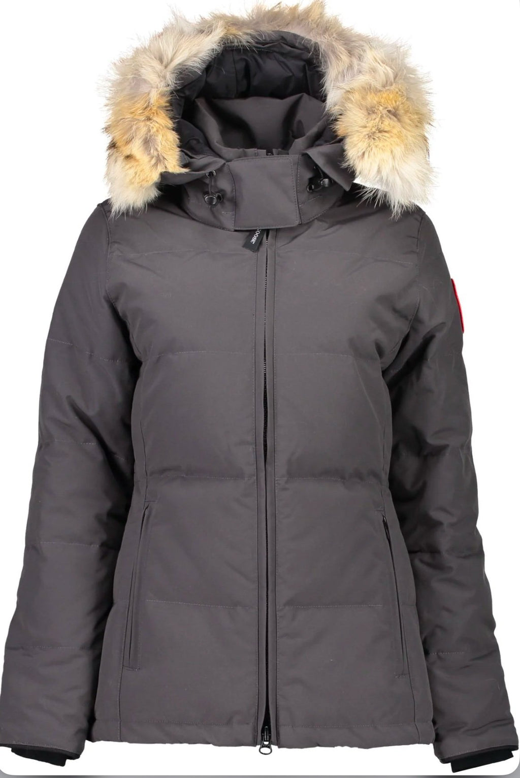 Canada Goose | Canada goose ladies Chelsea parka grey | Black | Back View | yiodesigner.co.uk