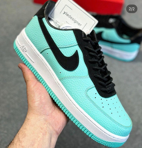 Nike | Airforce 1x Tiffany | Size 8.5 | Side View | yiodesigner.co.uk