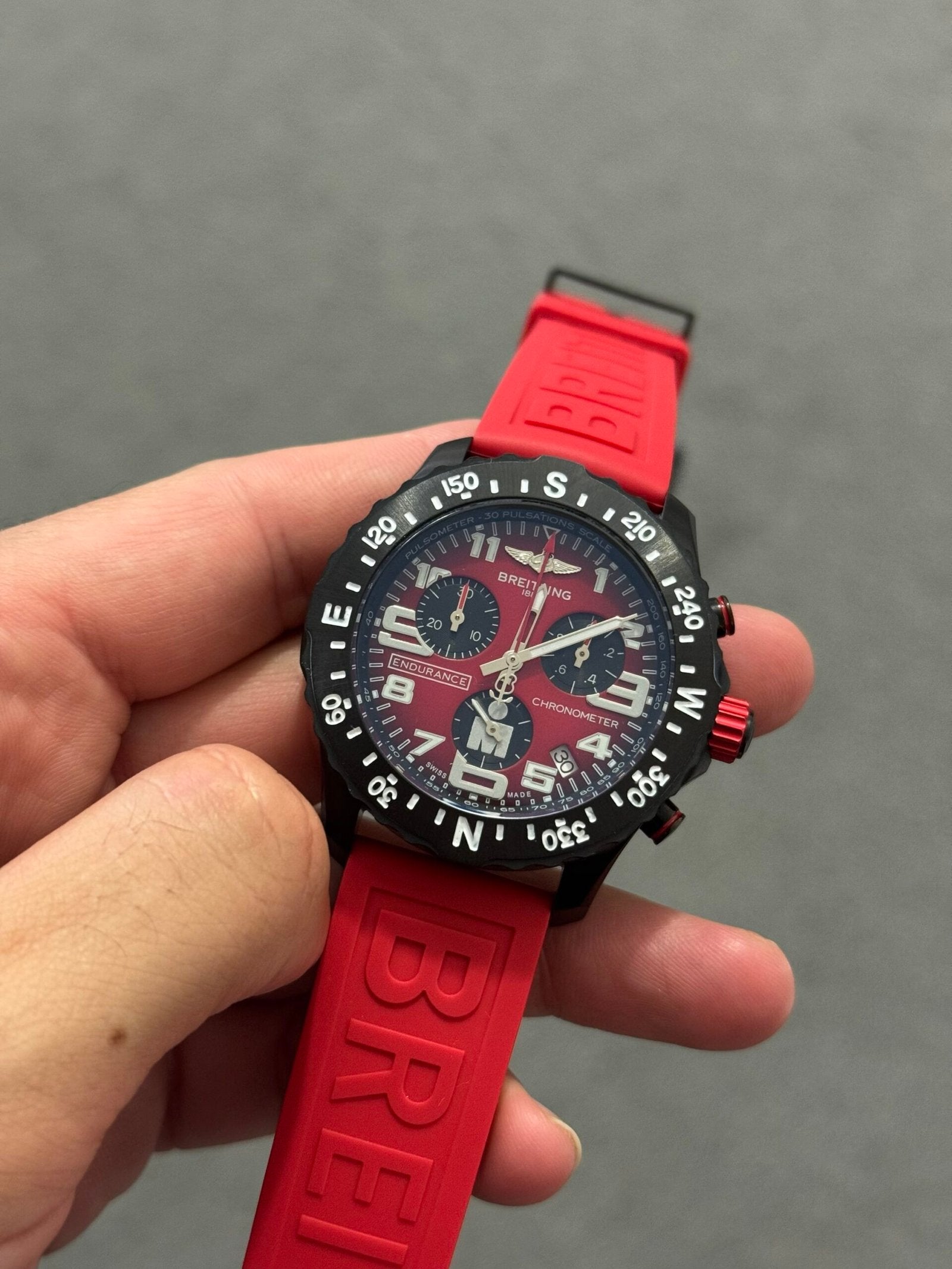 Breitling | Breitling watch Red | Back View | yiodesigner.co.uk