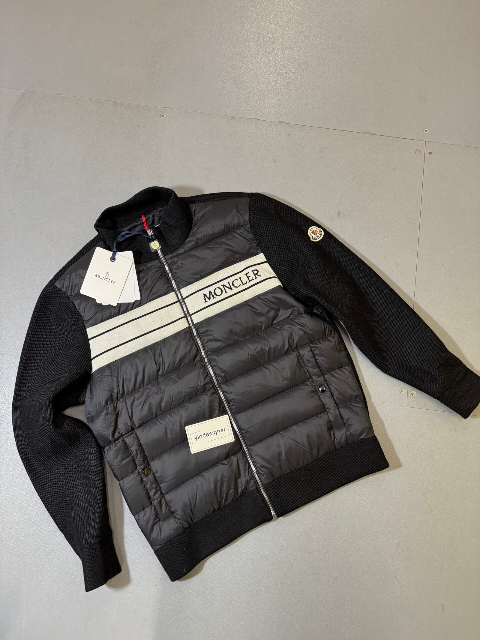 Moncler | Moncler jacket | Black | Label View | yiodesigner.co.uk