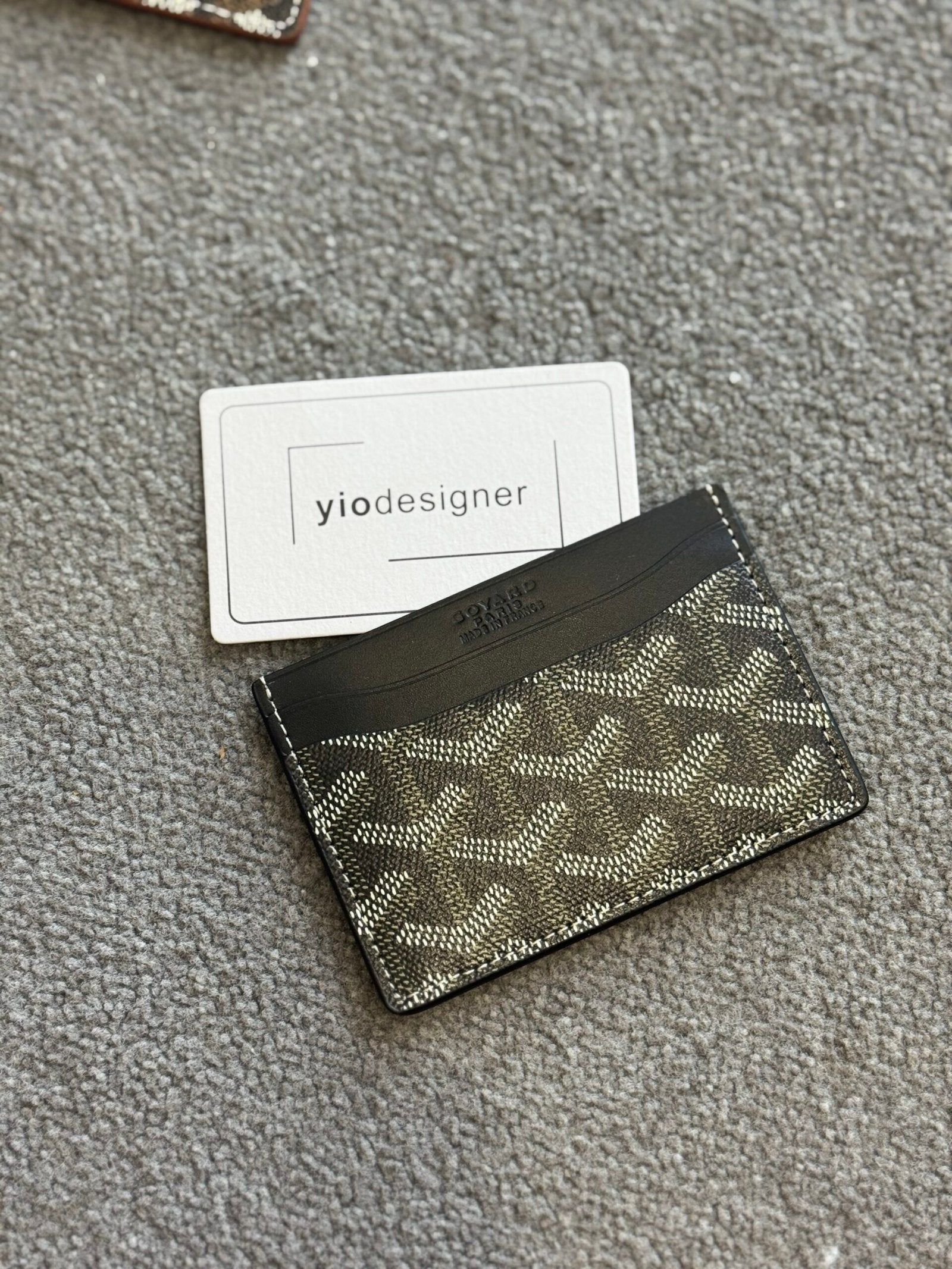 Goyard | Goyard card holder Light Black | yiodesigner.co.uk