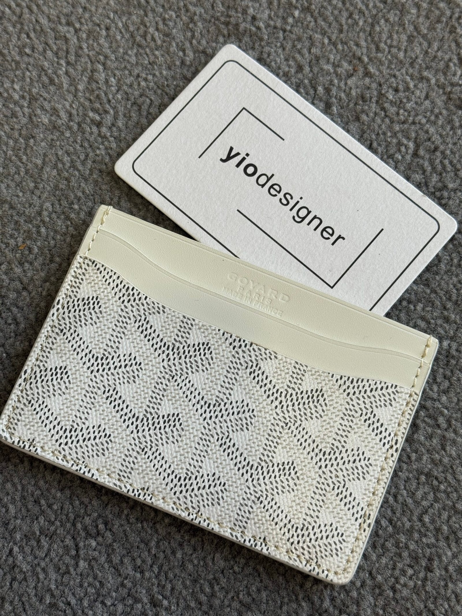 Goyard | Goyard card holder Offwhite | yiodesigner.co.uk