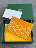 Goyard | Goyard card holder Yellow | yiodesigner.co.uk