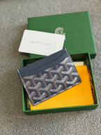Goyard | Goyard card holder Black | Front View | yiodesigner.co.uk