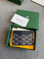 Goyard | Goyard card holder Black | Back View | yiodesigner.co.uk