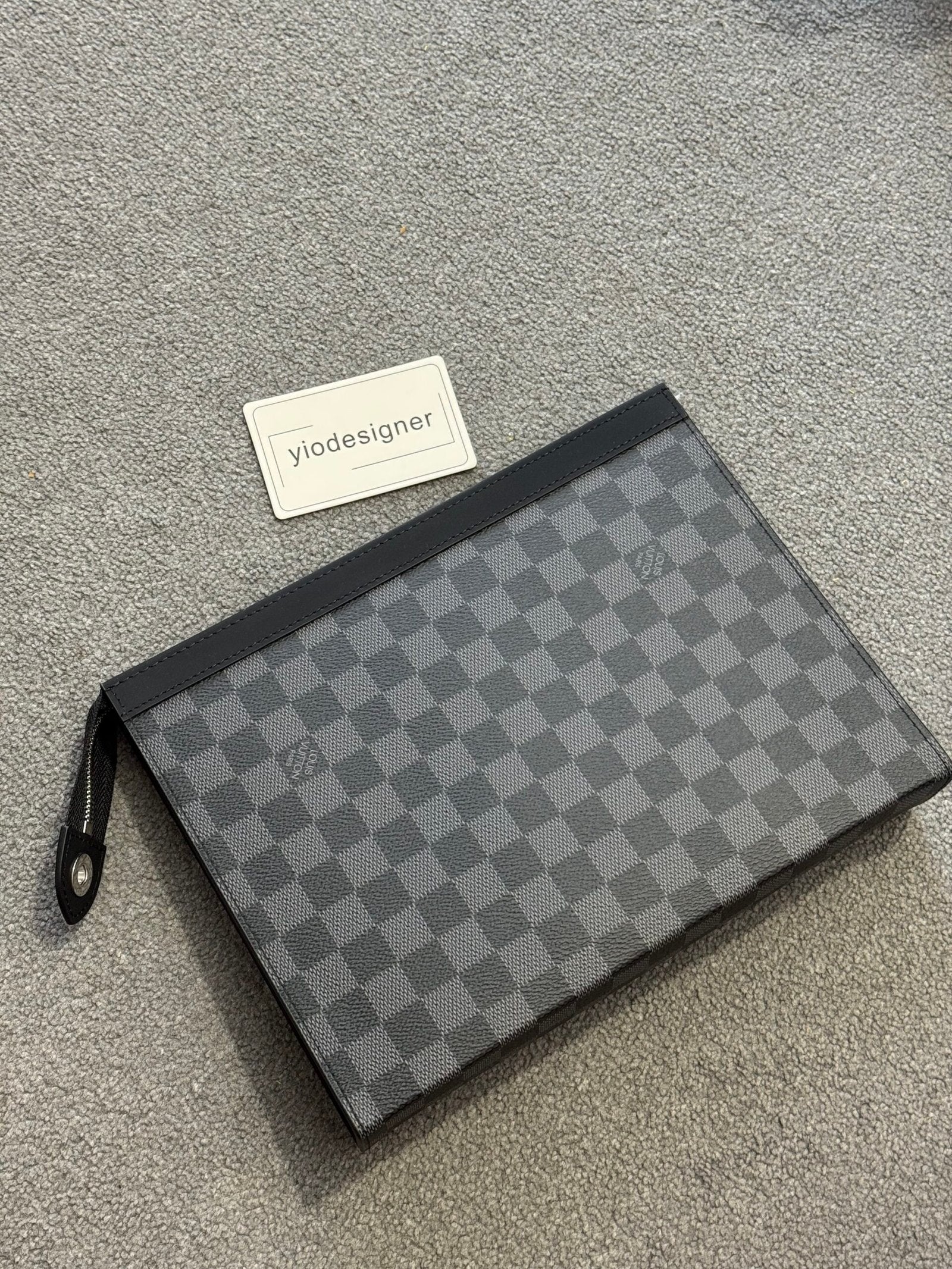 Louis Vuitton | Lv clutch bag | Front View | yiodesigner.co.uk