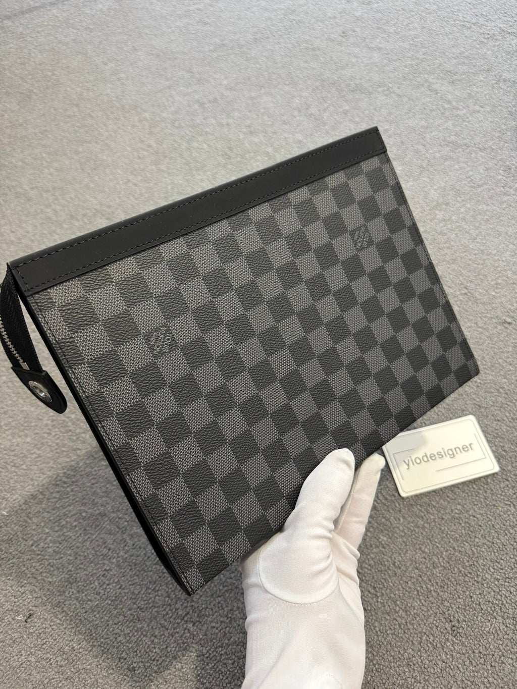 Louis Vuitton | Lv clutch bag | Back View | yiodesigner.co.uk