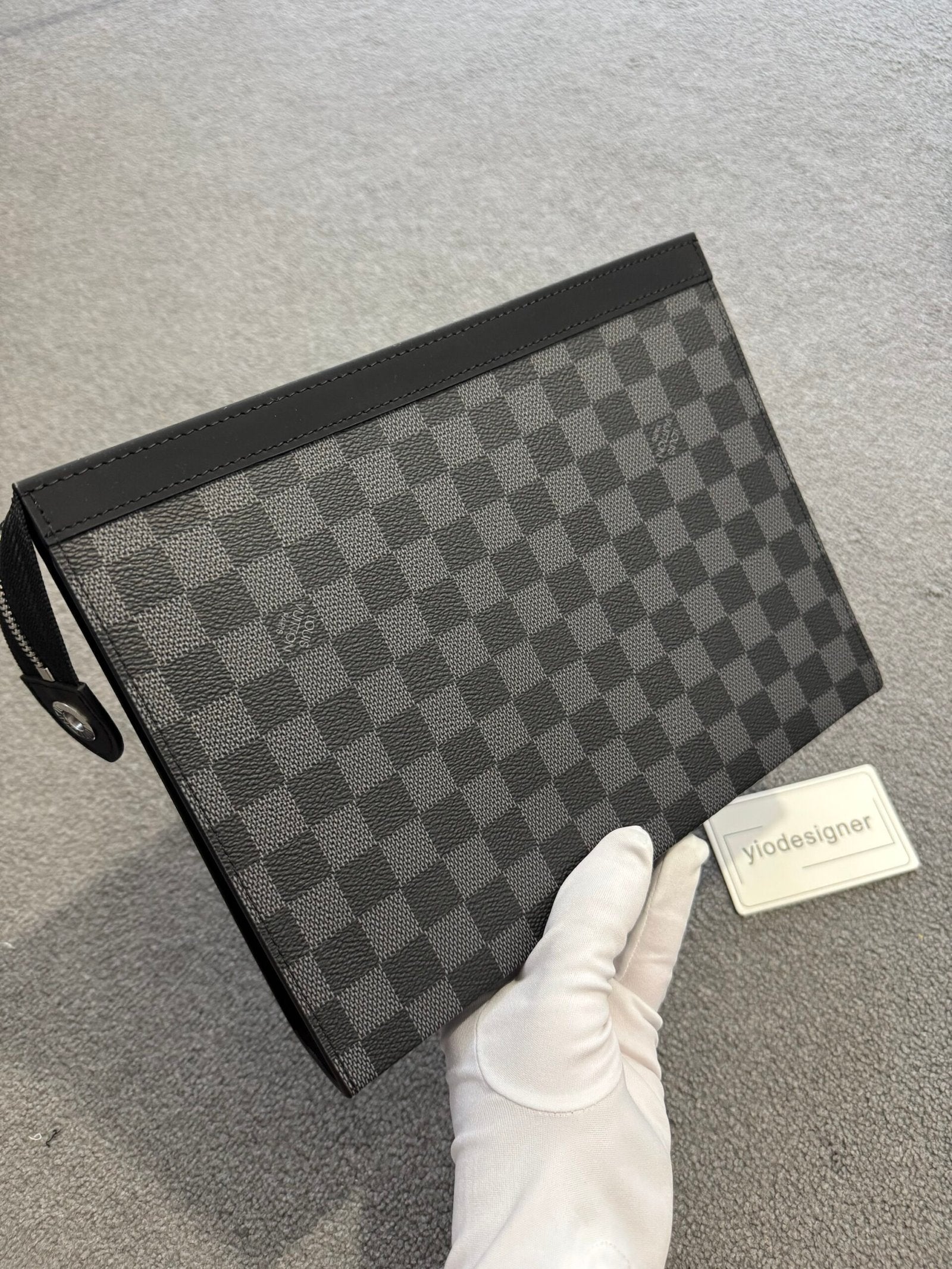 Louis Vuitton | Lv clutch bag | Back View | yiodesigner.co.uk