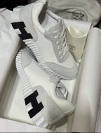 Hermes | Hermes sneaker velours | Black | Size 9 | Back View | yiodesigner.co.uk