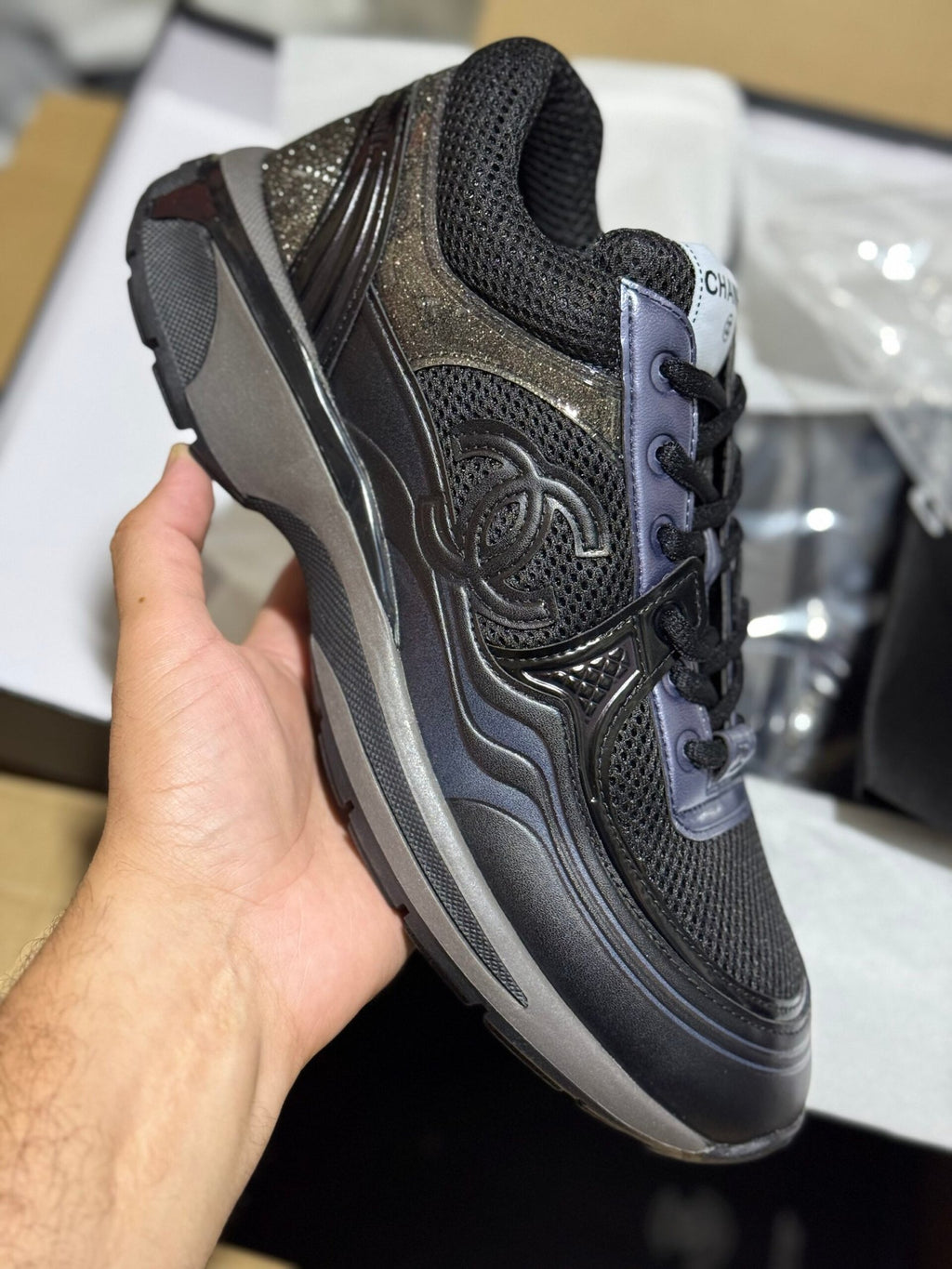 Chanel | Chanel sneaker | Size 9.5 | Side View | yiodesigner.co.uk