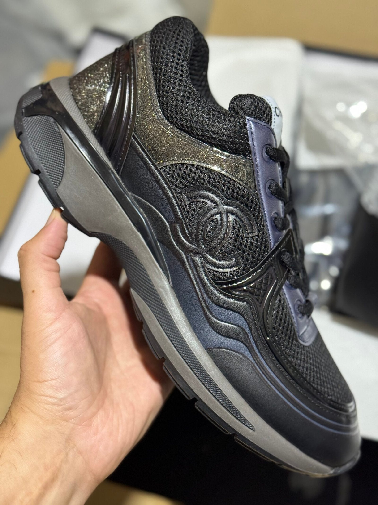 Chanel | Chanel sneaker | Detail Shot | yiodesigner.co.uk