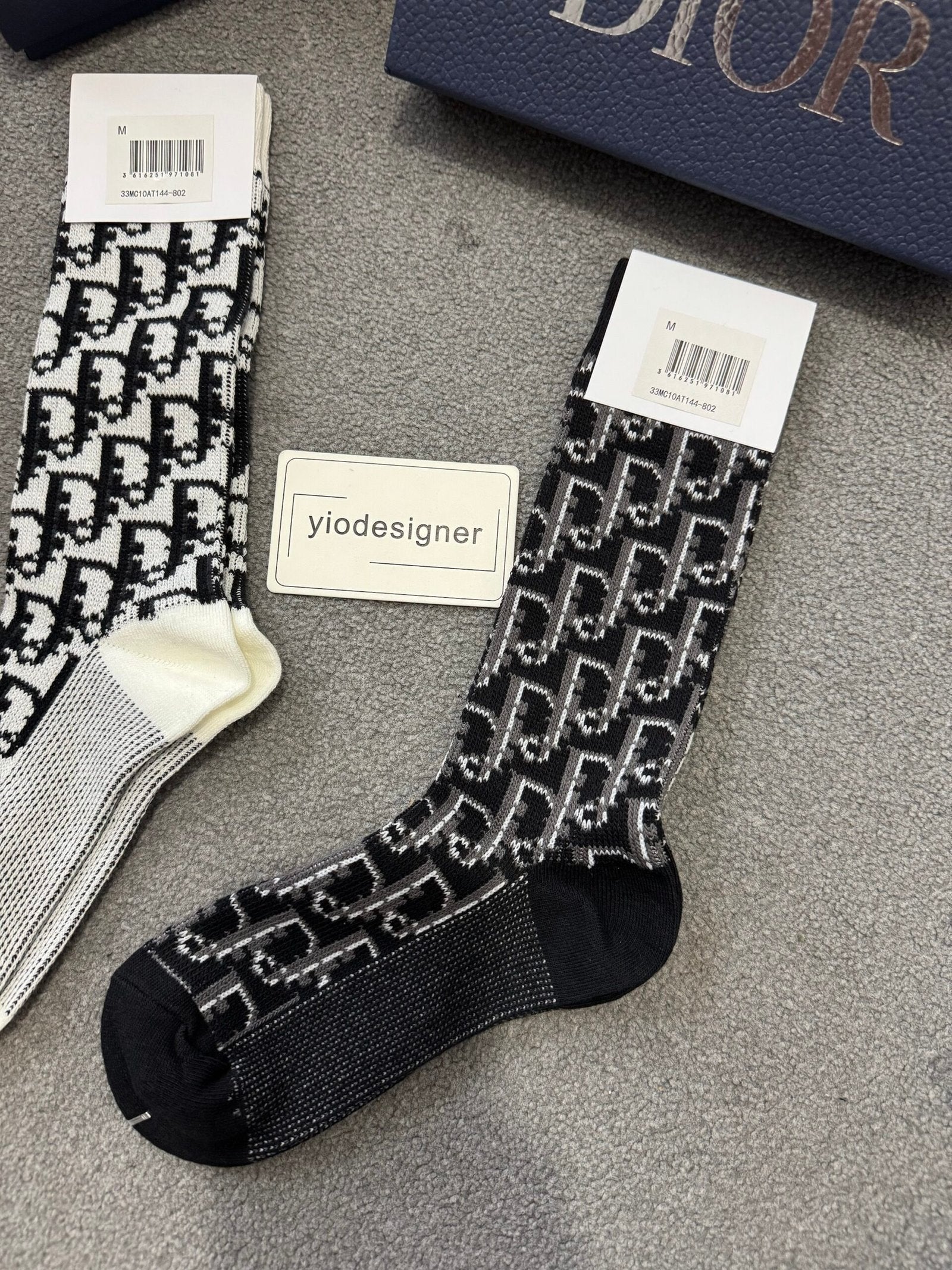 Dior | Dior socks black | yiodesigner.co.uk