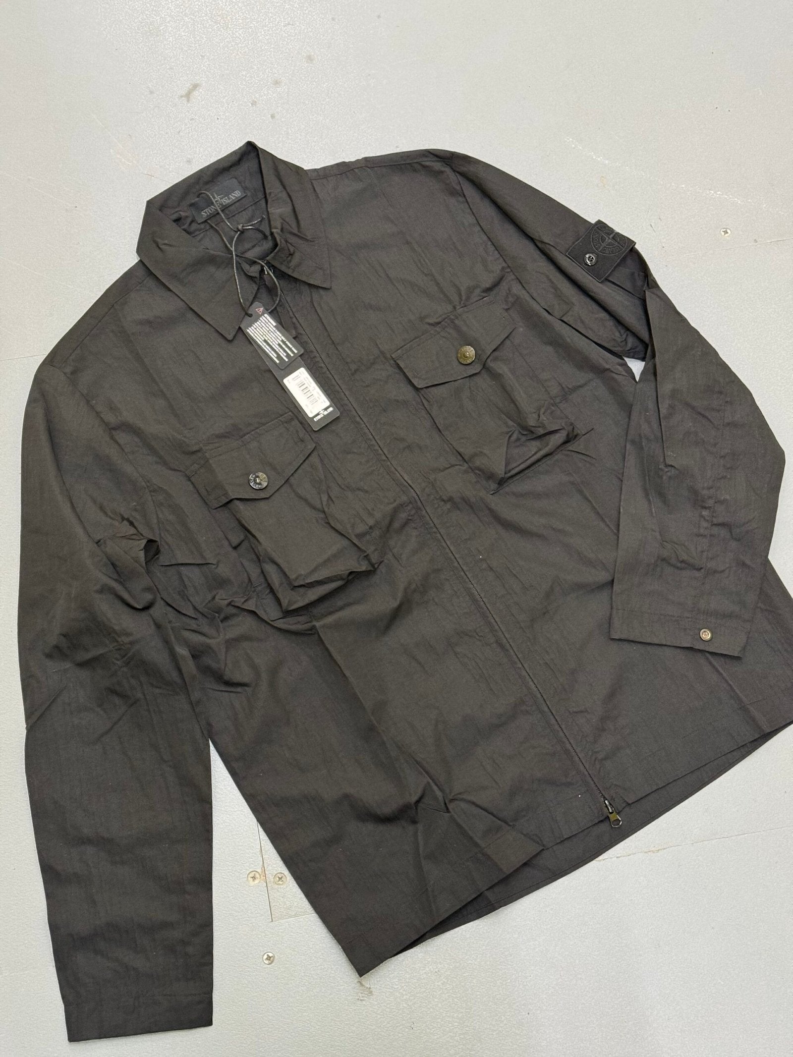 Stone Island | Stone island windbreaker black | Size S | yiodesigner.co.uk