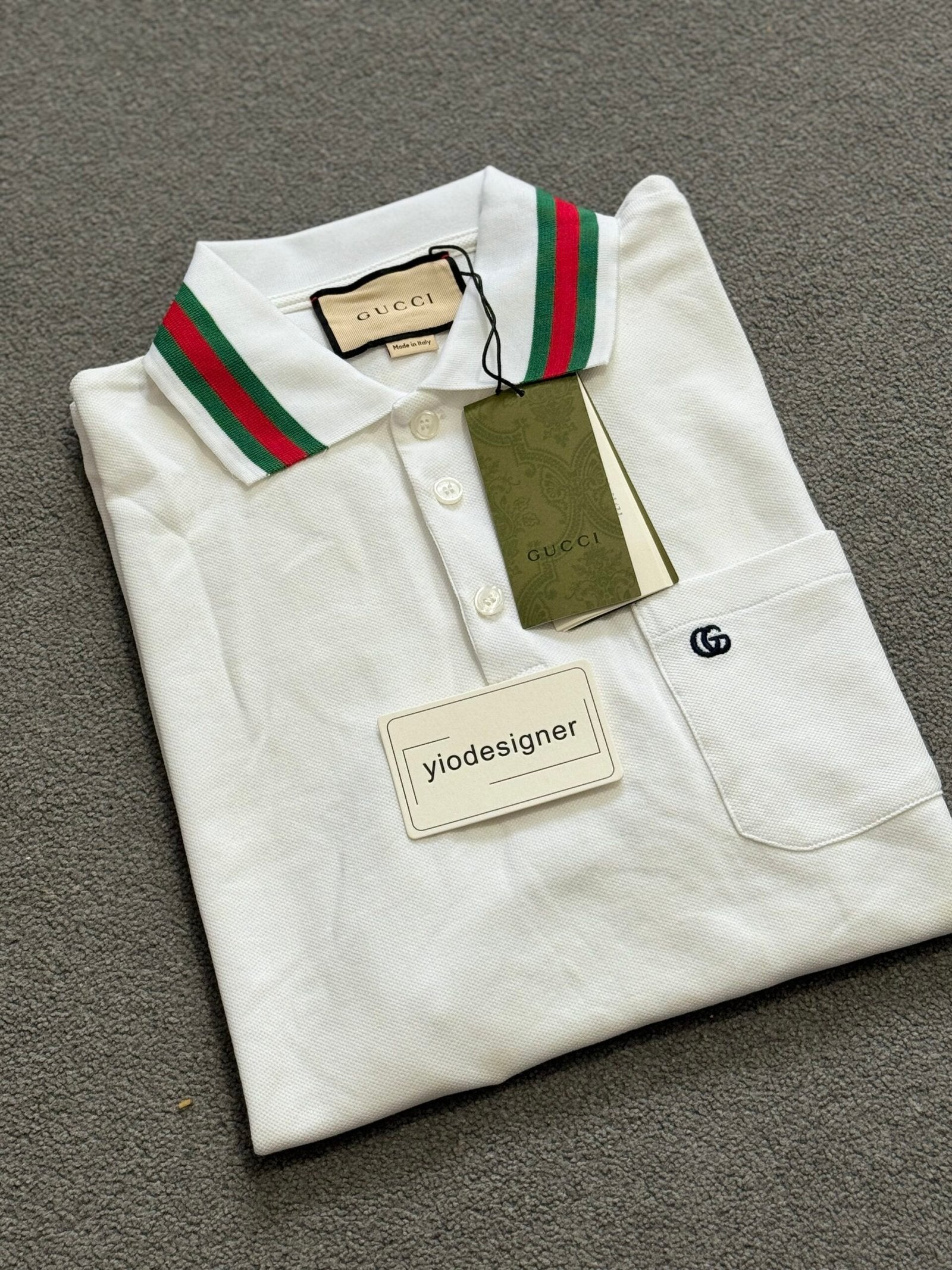 Gucci | Gucci polo | Size L | Detail Shot | yiodesigner.co.uk