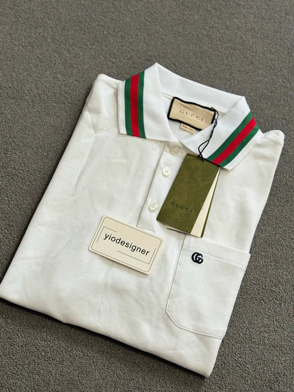 Gucci | Gucci polo | Size XL | Close-Up | yiodesigner.co.uk