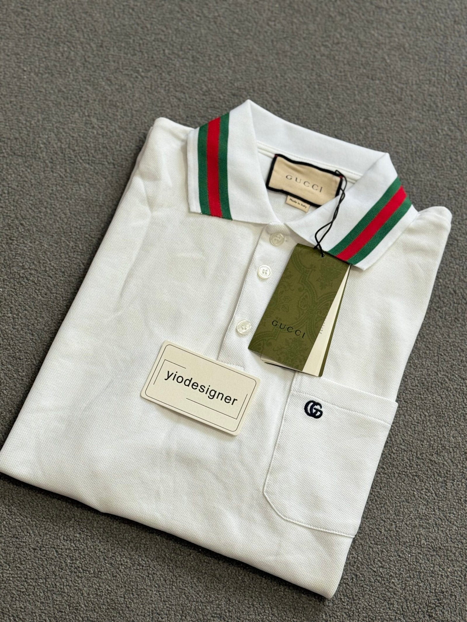 Gucci | Gucci polo | Size XL | Close-Up | yiodesigner.co.uk