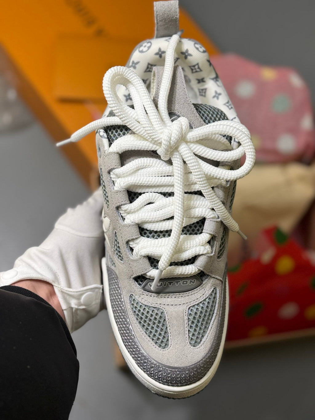 Louis Vuitton | Lv sneaker  skate | Detail Shot | yiodesigner.co.uk