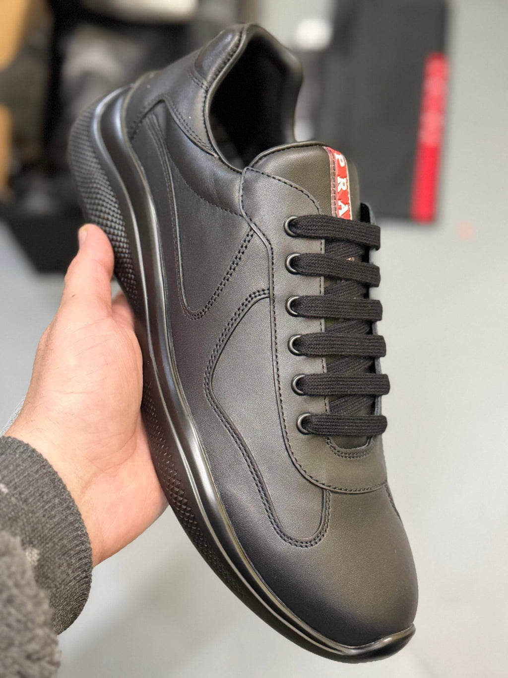 Prada | Prada sneaker | Side View | yiodesigner.co.uk