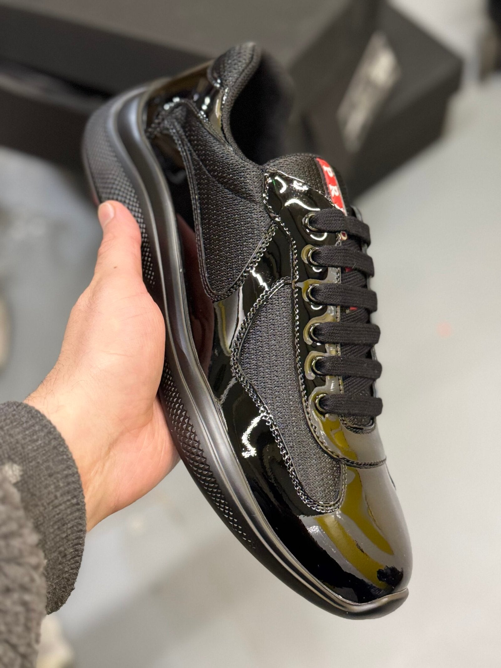 Prada | Prada sneaker black | Size 11 | Full Body | yiodesigner.co.uk