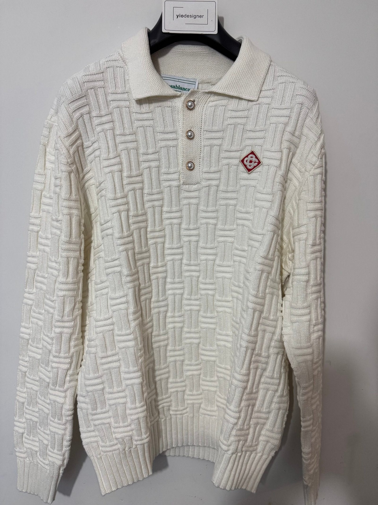 Casablanca | Casablanca Jumper | Size L | Detail Shot | yiodesigner.co.uk