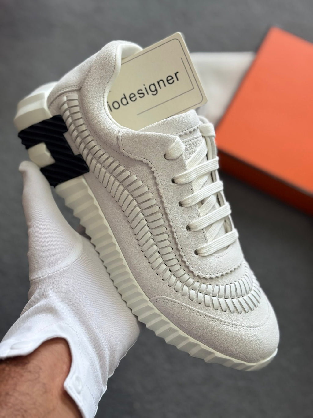 Hermes | Hermes sneaker | Size 5 | Front View | yiodesigner.co.uk