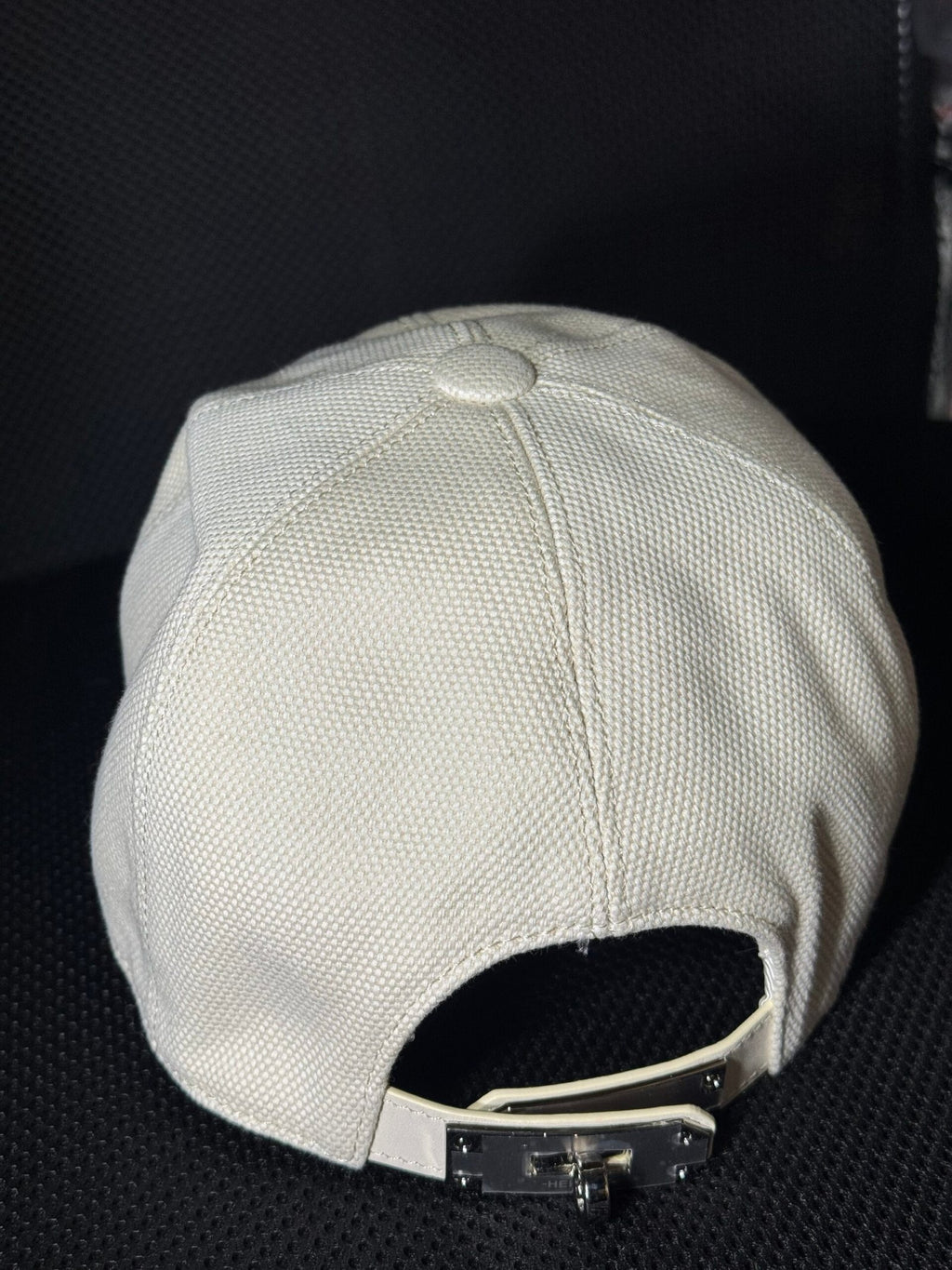 Hermes | Hermes cap white | Side View | yiodesigner.co.uk