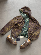 Louis Vuitton | Lv Reversible monogram windbreaker | Size M | Front View | yiodesigner.co.uk