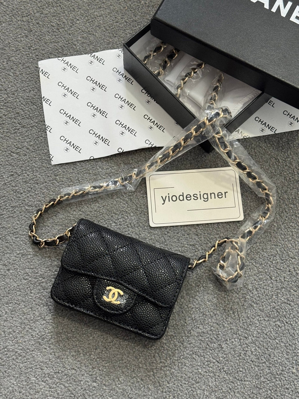 Louis Vuitton | Chanel purse | Size Large | Back View | yiodesigner.co.uk