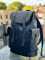 Louis Vuitton | Lv backpack leather | Side View | yiodesigner.co.uk